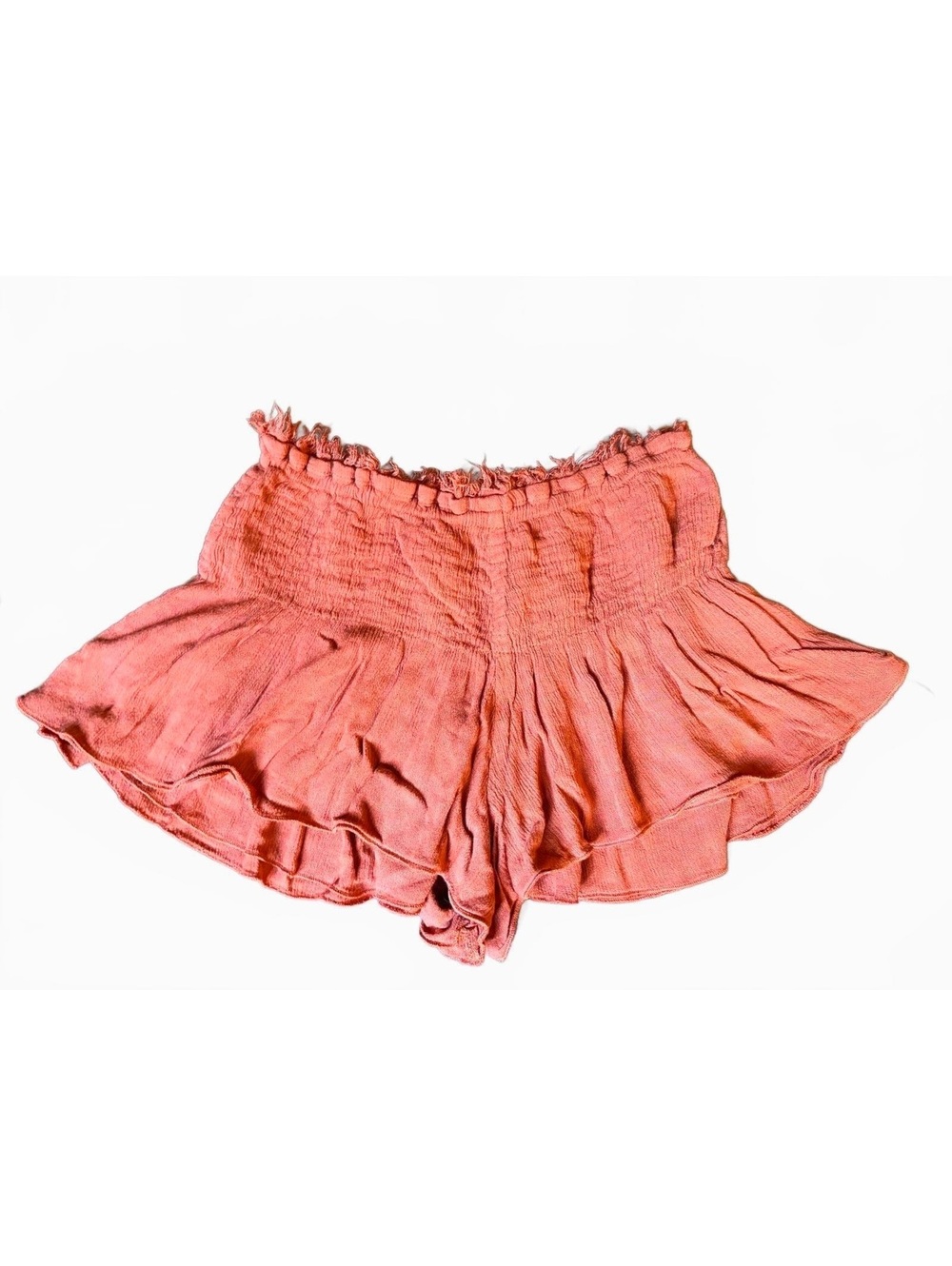 Free People Lost Girl Smocked Booty Shorts - XS